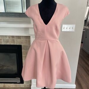 Halston Soft Pink Mini Dress